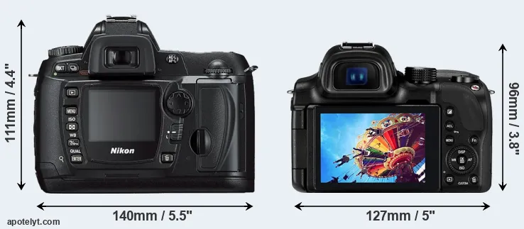 Comparison D70s or NX30 rear
