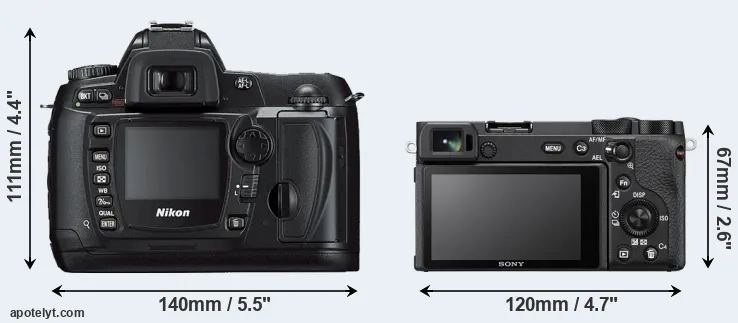 Comparison D70s or A6600 rear