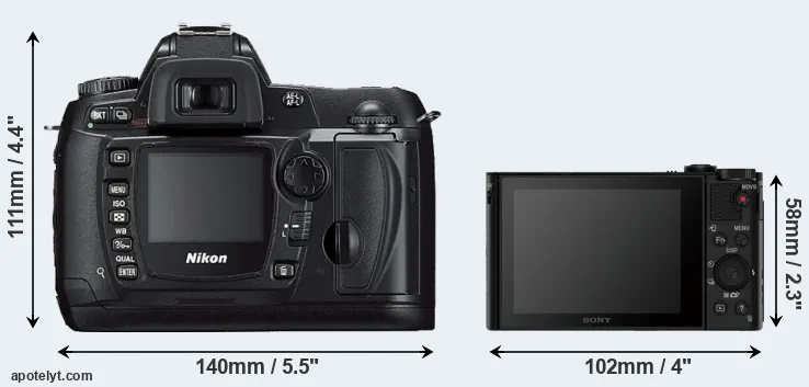 Comparison D70s or HX90V rear