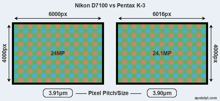 D7100 versus K-3 MP