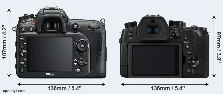 Comparison D7200 or FZ1000 II rear