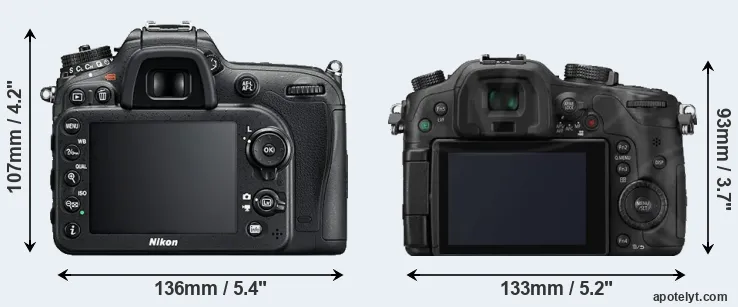Comparison D7200 or GH3 rear