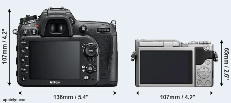 Comparison D7200 or GX850 rear