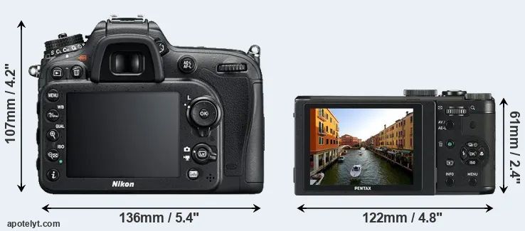 Comparison D7200 or MX-1 rear
