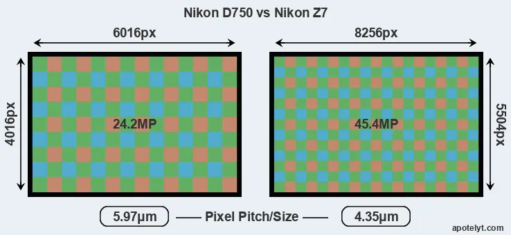D750 versus Z7 MP