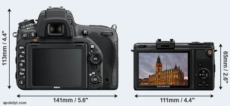Comparison D750 or XZ-1 rear
