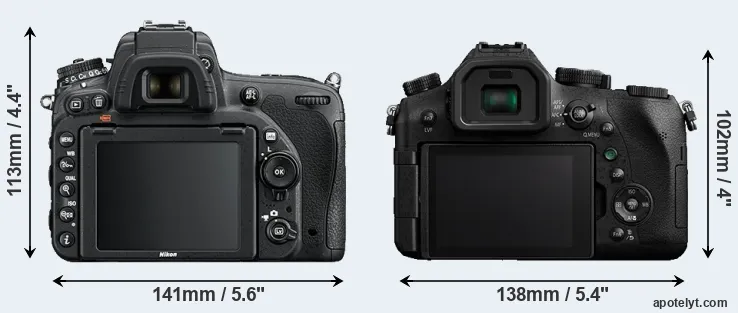 Comparison D750 or FZ2000 rear