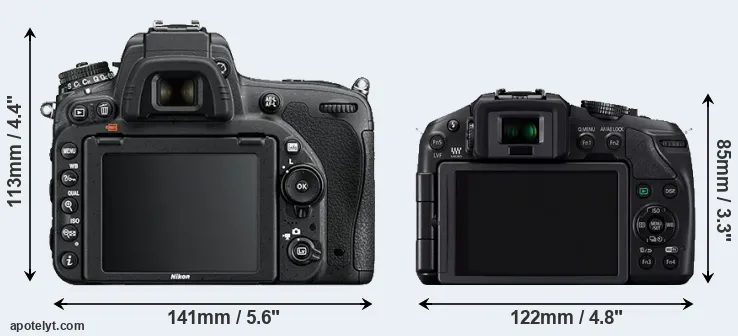 Comparison D750 or G6 rear