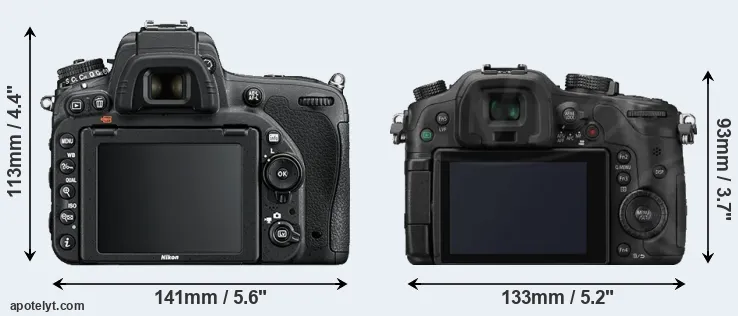 Comparison D750 or GH3 rear