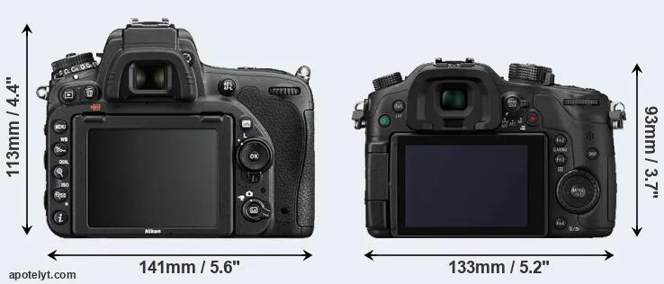 Comparison D750 or GH4 rear