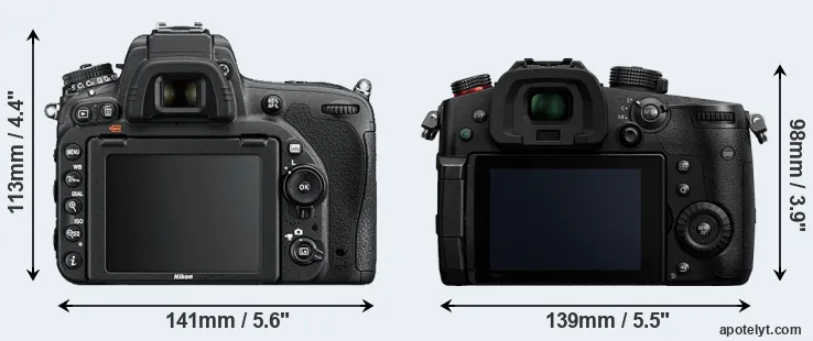 Comparison D750 or GH5 II rear