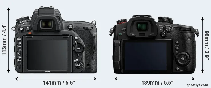 Comparison D750 or GH5s rear