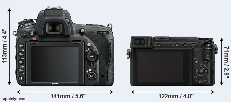 Comparison D750 or GX80 rear