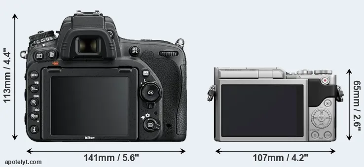 Comparison D750 or GX800 rear