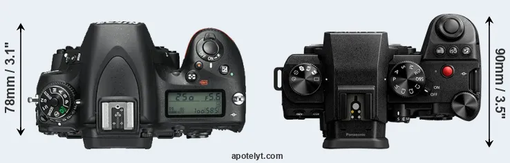 Compare D750 versus S5 II top