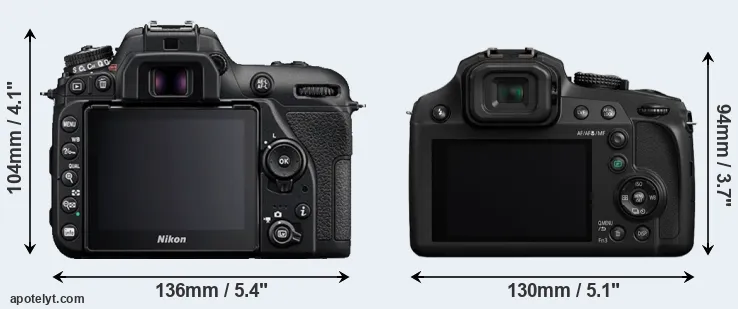 Comparison D7500 or FZ82 rear