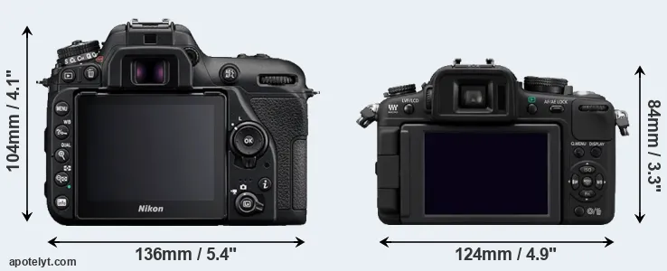 Comparison D7500 or G2 rear