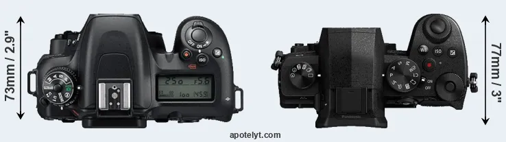 Compare D7500 versus G95 top