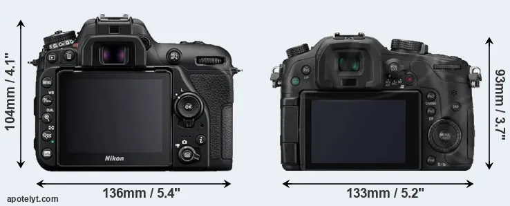 Comparison D7500 or GH3 rear