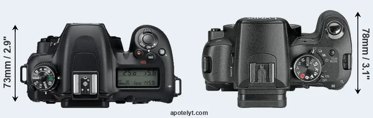 Compare D7500 versus L10 top