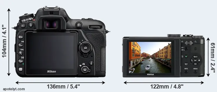Comparison D7500 or MX-1 rear