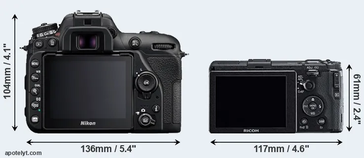 Comparison D7500 or GR rear