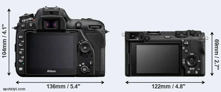 Comparison D7500 or A6700 rear
