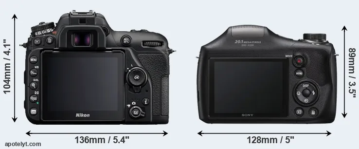 Comparison D7500 or H300 rear