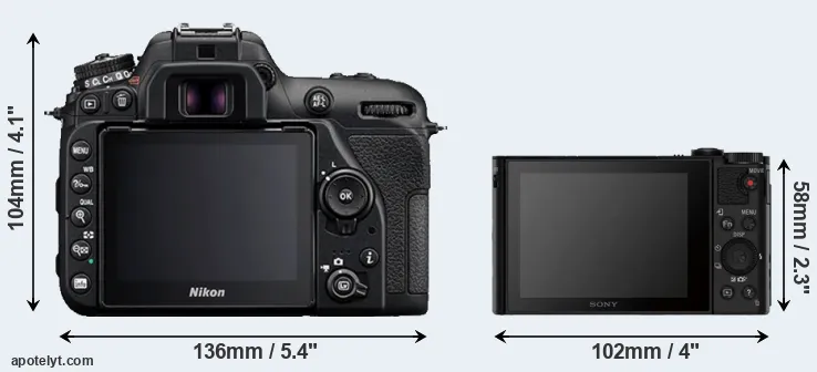 Comparison D7500 or HX80 rear