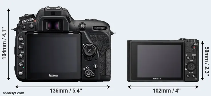 Comparison D7500 or WX800 rear