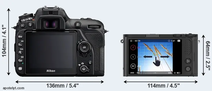 Comparison D7500 or M1 rear