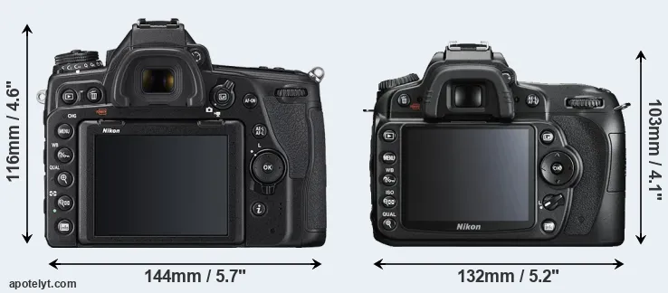 Comparison D780 or D90 rear