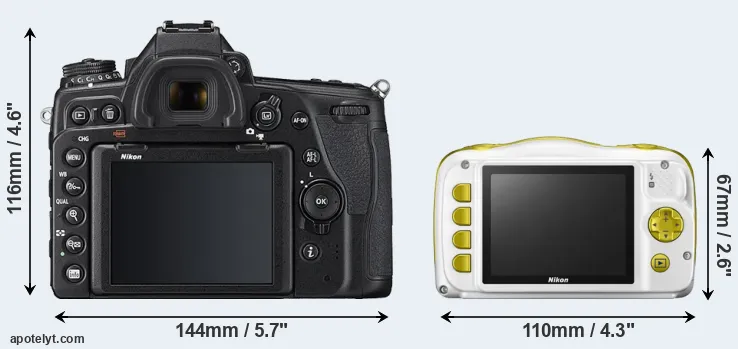 Comparison D780 or W150 rear