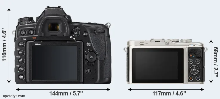 Comparison D780 or E-PL9 rear