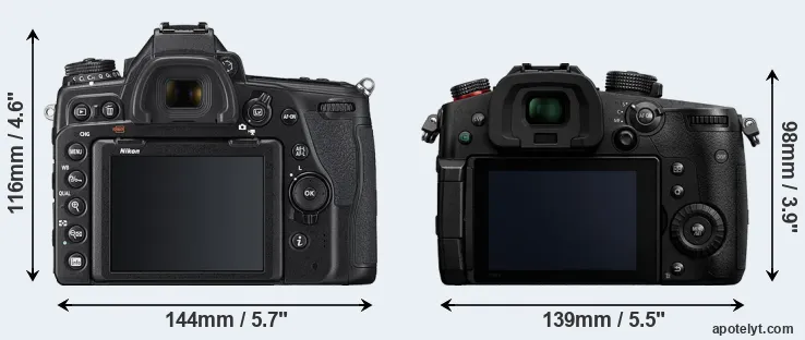 Comparison D780 or GH5 II rear