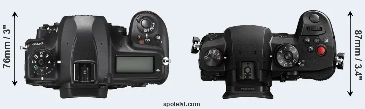Compare D780 versus GH5 II top