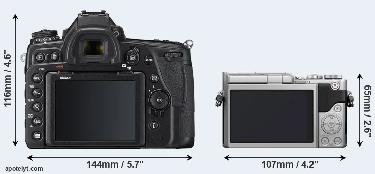 Comparison D780 or GX800 rear