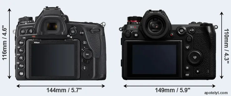 Comparison D780 or S1R rear