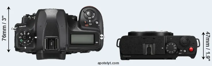 Compare D780 versus S9 top