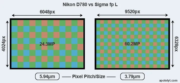 D780 versus fp L MP