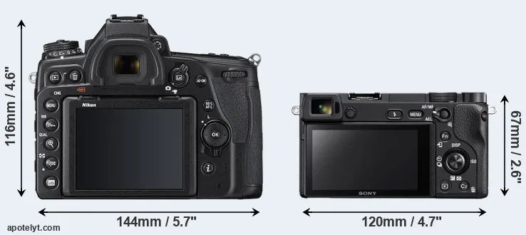 Comparison D780 or A6300 rear