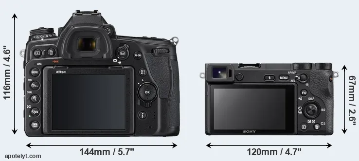 Comparison D780 or A6500 rear
