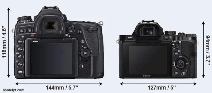 Comparison D780 or A7S rear