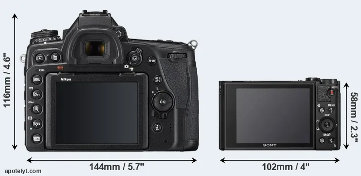 Comparison D780 or HX99 rear