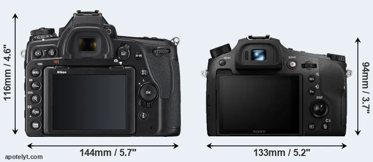 Comparison D780 or RX10 IV rear