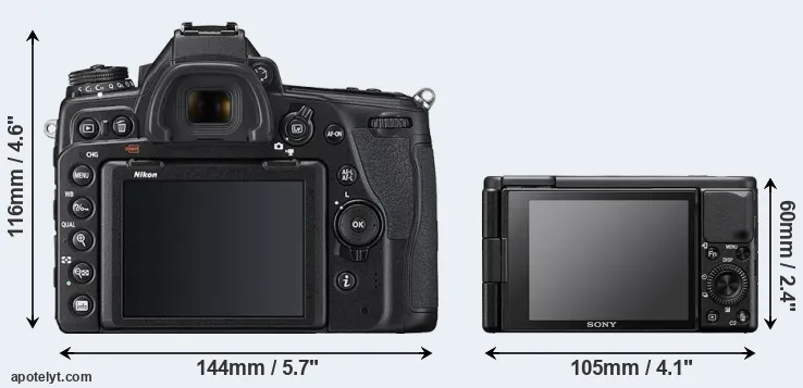 Comparison D780 or ZV-1 rear