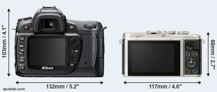 Comparison D80 or E-PL9 rear