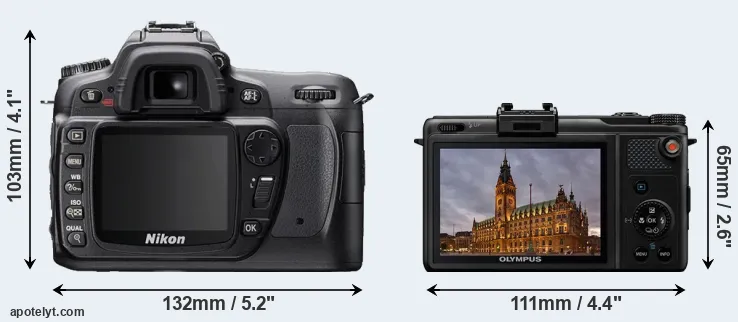 Comparison D80 or XZ-1 rear