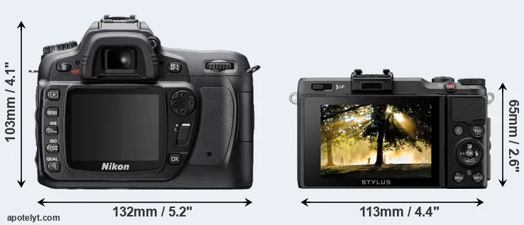 Comparison D80 or XZ-2 rear