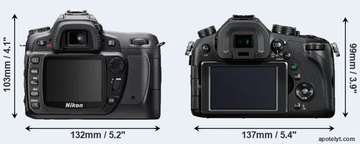 Comparison D80 or FZ1000 rear